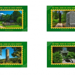 Souvenirs  - Postcard 