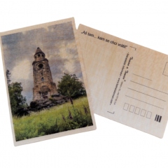 Souvenirs  - Wooden postcard 