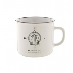 Souvenirs  - |
    Tin cup
    Ceramic tin plate